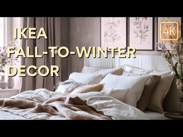 IKEA Fall-to-Winter Home Decor: Cozy Autumn Interior Design Ideas