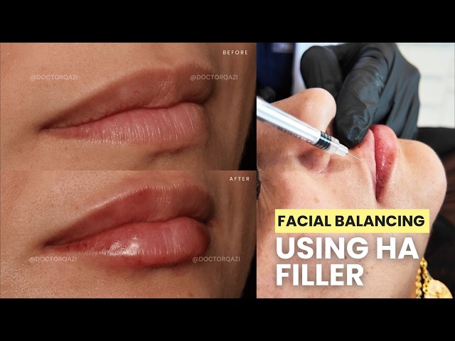 Dr Qazi : Lip Filler Facial Balancing