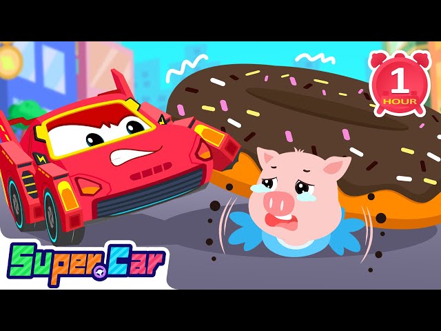 食物從天而降🍕🚗 + 更多汽車兒歌 Cars Song | Kids Cartoon&Vehicle Video for Children | 超級汽車