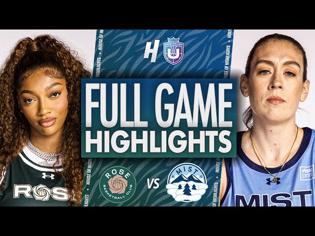 Rose vs Mist FULL GAME Highlights | February 7, Unrivaled 2025