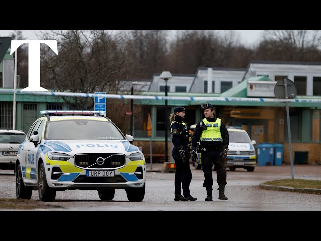 LIVE: Swedish police hold press conference after deadly school shooting