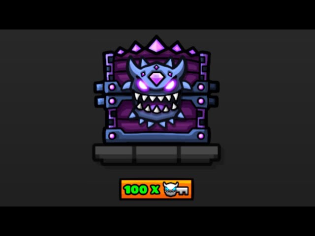 I Opened all 100x Key Chests.... [Geometry Dash 2.2]