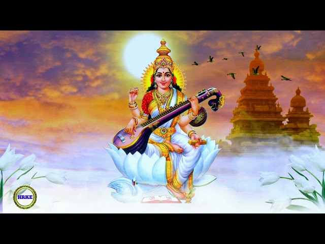 Saraswati puja background video of the most beautiful and graceful sounds of the goddess Saraswati!