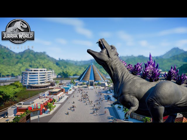 GODZILLA Saves the City from ZILLA | Jurassic World Evolution