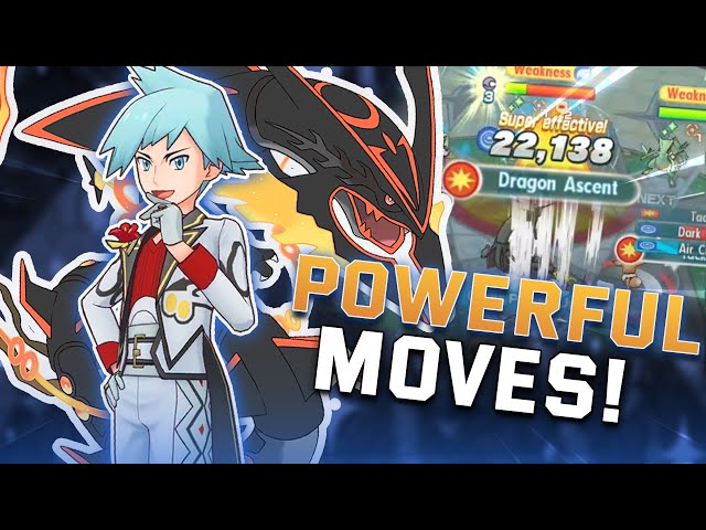 EX Steven (Anniversary 2021) & Rayquaza Showcase |  Pokemon Masters EX | ポケマス