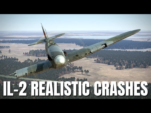 Realistic Airplane Crashes & Takedowns Feat. NEW P-51B! V203 | IL-2 Sturmovik Flight Sim Crashes