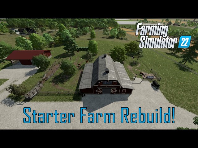 Building the PERFECT U.S. Cattle Farm From Scratch on Griffin Indiana Map | Farming Simulator 22