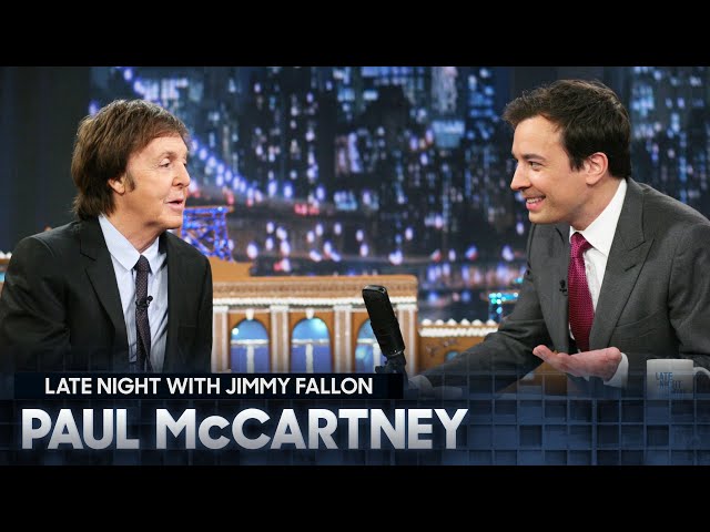 Paul McCartney Sings The Beatles' Harmony, Talks John Lennon & Obama Performance | Fallon Flashback