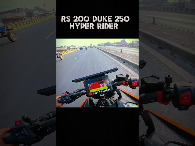 RS 200 V/S DUKE 250 hyper rider Vlog RS 200 hyper rider Vlog DUKE hyper rider #hness #ktmrc