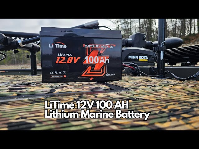 Upgrade Your Batteries! Reduce Weight with the LiTime 12V 100Ah OBM Marine Battery!!!