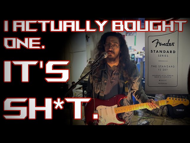 NEW Fender Indonesian Standard Stratocaster Review - It Really Is SH*T