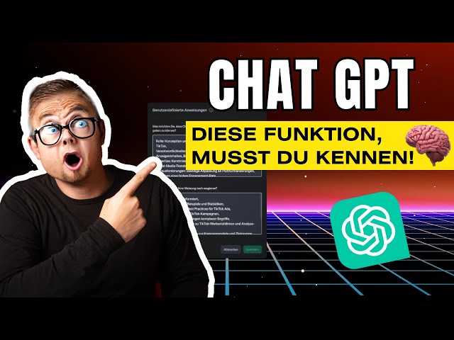 DIE BESTE CHATGPT FUNKTION? Dieses ChatGPT Feature macht dich produktiver!