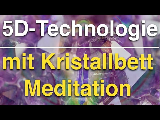 5D-Kristalltechnologie 💎 Lichtsprache-Meditation im Amethyst-Tourmalin-Infrarot-Bett ☀️ Hörprobe