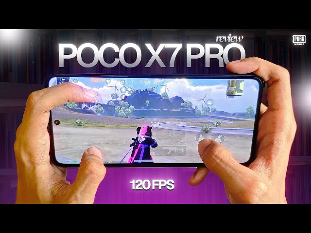 UNBOXING + TEST BERMAIN PUBG MOBILE 120 FPS DI POCO X7 PRO ! NGEFRAME ? POCO X7 PRO PUBG TEST 2025