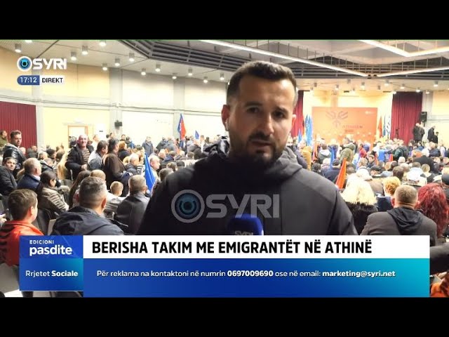 LIVE/ Kryetari i Partisë Demokratike, Sali Berisha takim me bashkatdhetarët në Athinë (23.02.2025)