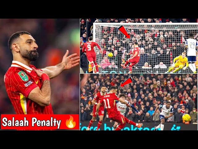 Mohamed Salah’s Ice-Cold Penalty vs Tottenham | Liverpool Fans Go Crazy | Epic Match Reaction!