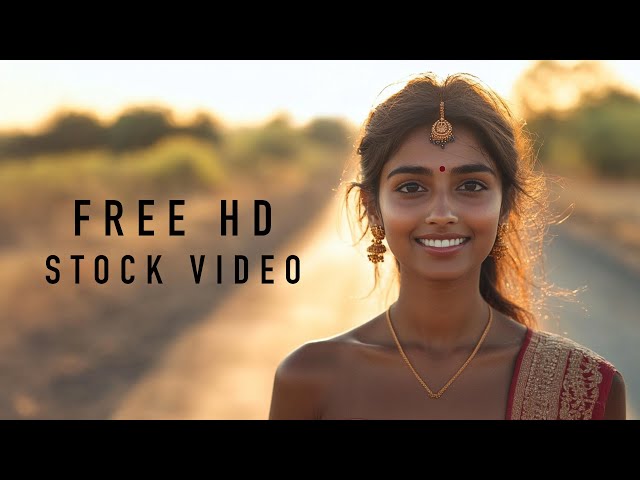 Free Indian Girl Stock Video | Download for Video Editing | No Attribution Required