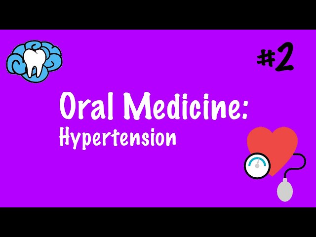 Oral Medicine | Hypertension | INBDE