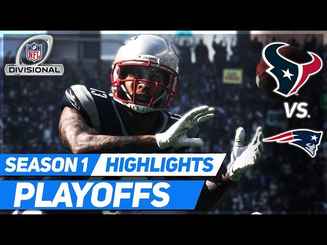 Patriots vs. Texans Divisional Round Highlights | CGI League Madden 19 Season 1