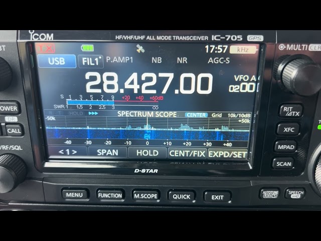 Icom IC-705 QRP 10m European DX