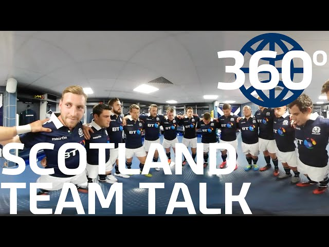 Scotland Team Talk in 360°