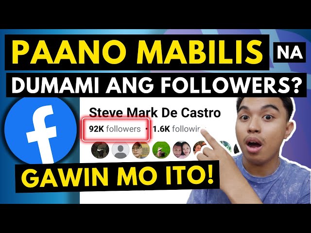 PAANO  DUMAMI ANG FOLLOWERS SA FACEBOOK? HOW TO INCREASE FACEBOOK FOLLOWERS 2025?