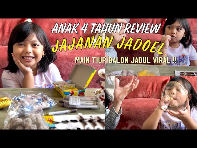 VESHIA REVIEW JAJANAN JADOEL DAN MAIN TIUP BALON JADUL VIRAL SERU BANGET!!