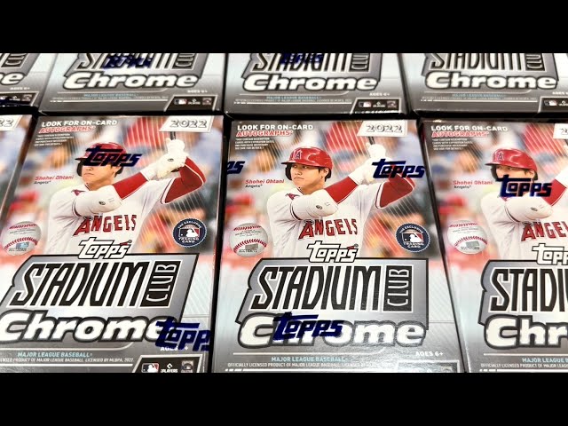 NEW RELEASE!  2022 STADIUM CLUB CHROME RETAIL REVIEW!