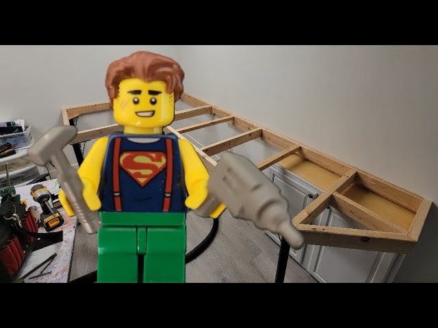 New LEGO City Table! LEGO Room Renovation Part 4