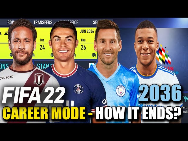 THE END OF CAREER MODE 2036 - FIFA 22 (All the Best Players and Teams)