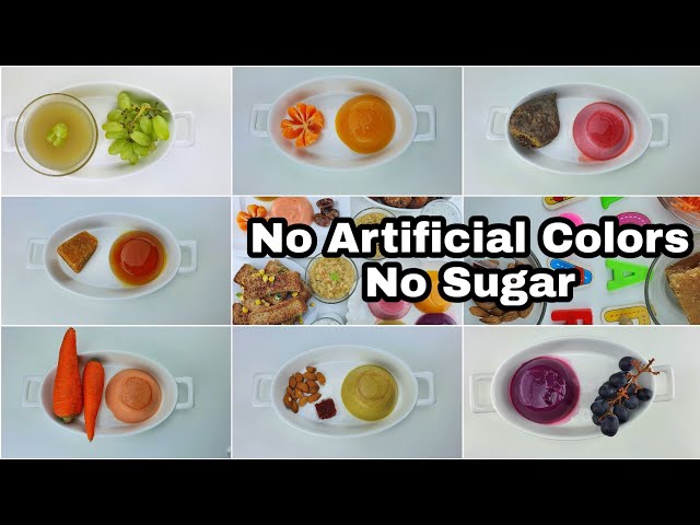 Agar Agar / Kadalpasi in 7 colors - No Artificial Color  / No Sugar - ஏழு வண்ண கடல்பாசி