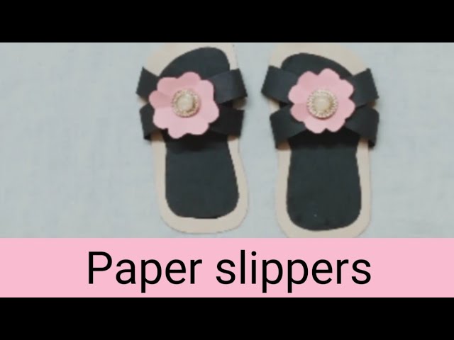 slippers From Paper |Origami Paper Slippers