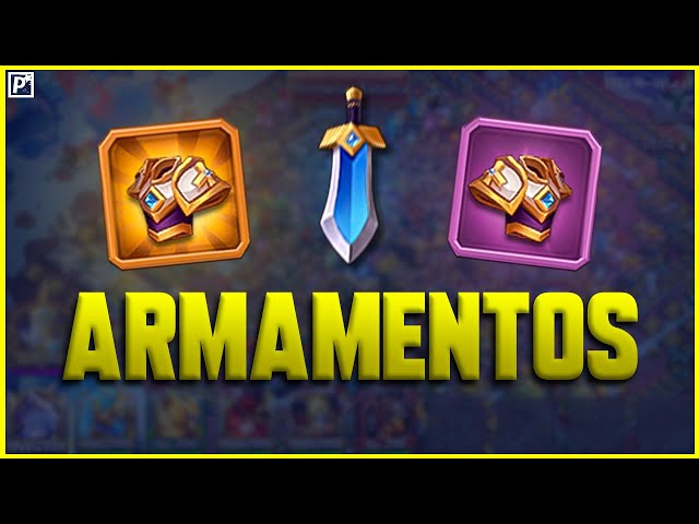 HERÓIS AINDA MAIS FORTES! COMO FUNCIONA O NOVO SISTEMA DE ARMAMENTO DO CASTLE CLASH?