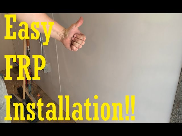 Easiest FRP Installation!!