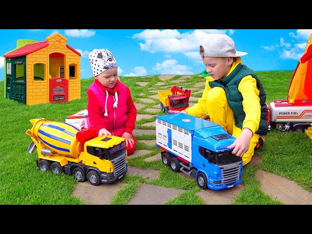 Car cartoons full episodes & Street vehicles - Helper cars 🔵🔴 LIVE STREAM