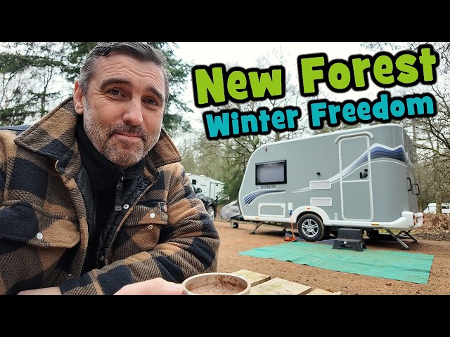 WINTER CARAVANING in the FOREST is Better than You Think!