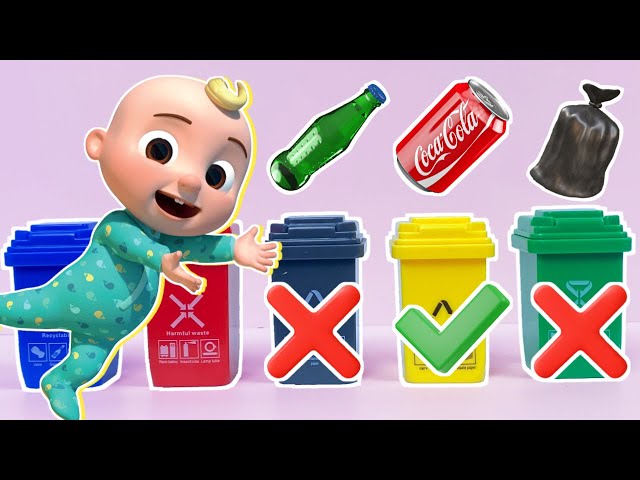 Clean Up Trash Song Dance Party | CocomelonToysN Nursery Rhymes & Kids Songs