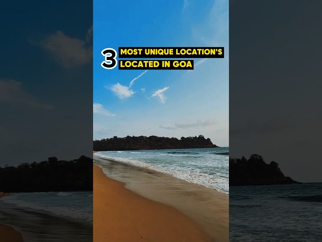 Top 3 Best Places in Goa | Explore Goa | Goa Trip #goa #goatrip #shorts