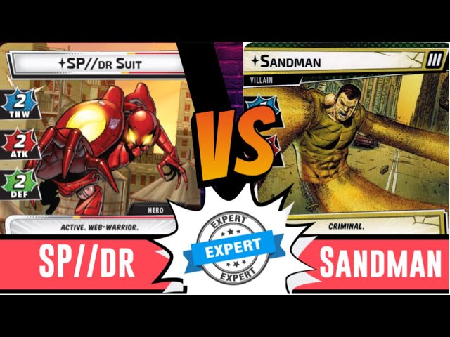 Marvel Champions | Sinister Motives | SP//dr | Vs Expert Sandman | Justice | Solo | True Solo