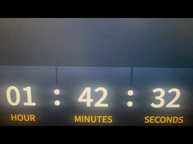 Live countdown from England