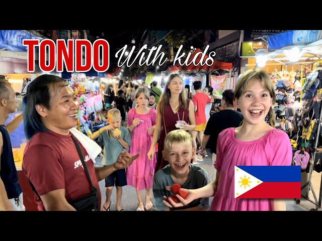 First Time in UGBO TONDO | Ms Jelena and kids experience real MANILA 🇵🇭 10 out of 10 Lechon Kawali