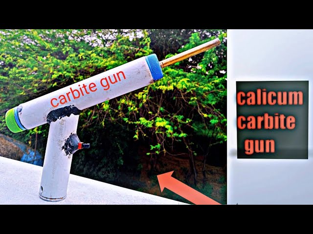 how to make calicum carbite gun |at home |very powerful gun 🔫