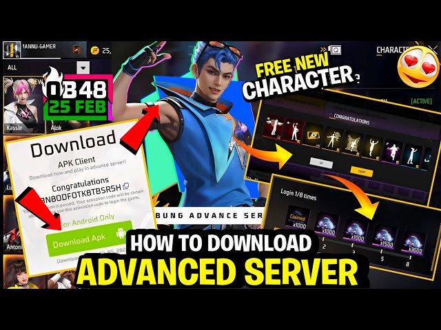 How To Download Advance Server Free Fire | Ob48 Advance Server Download Link | Ff Advance Serve link