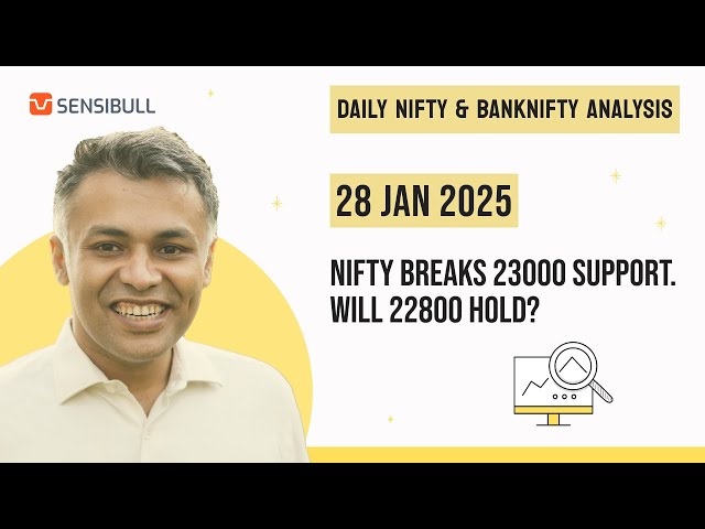 NIFTY & BANK NIFTY Analysis for Tomorrow | Stock Market Outlook | 28 January 2025, Tuesday