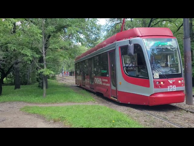 Khabarovsk trams 71-623 class at 2022