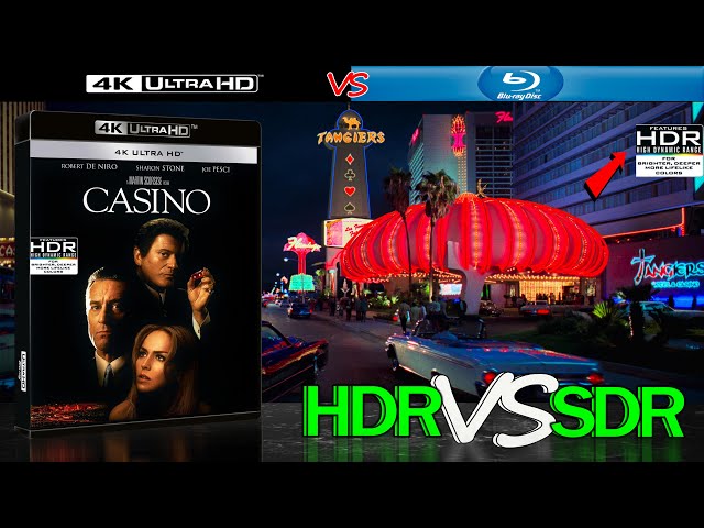 Casino 1995 HDR ANALYSIS 4K Blu Ray vs 1080p BD SDR 100nits #TRUE_DIFFERENCE #WATCH_IN_HDR