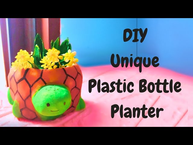 DIY Unique Plastic Bottle Tortoise Planter 🐢🏺 | #2024 #diy #home #decoration  #homedecor #planter