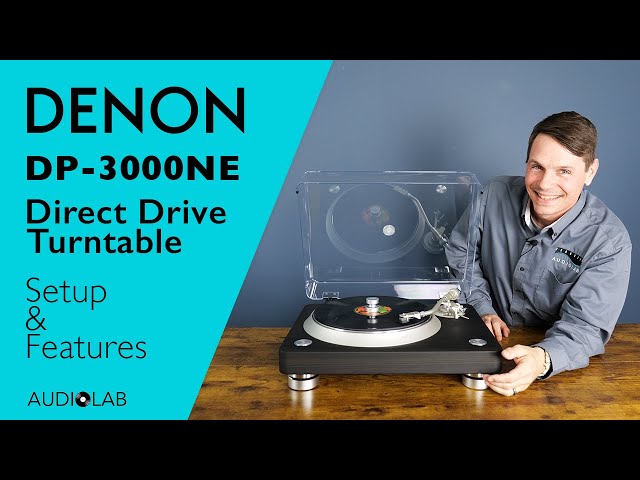 Denon DP-3000NE Premium Direct Drive Hi-Fi Turntable Features & Setup