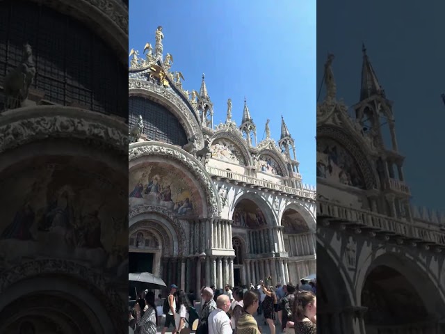 St. Mark’s Square, Venice. #venice #italy #stmark #stmarkssquare #italia #church #cathedral #europe