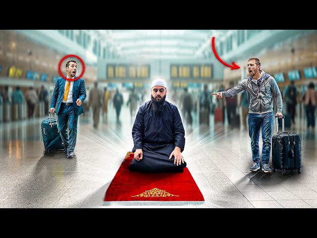 Muslim Praying in Airport Social Experiment! *SHOCKING*